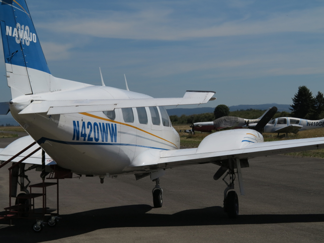 VH-WHE, Piper PA-31-310 Navajo, Private, Stirling Day